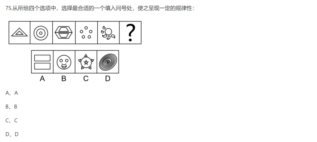 图形判断推理 | 公务员考试行测真题解答(山西省2019_5) 第1张