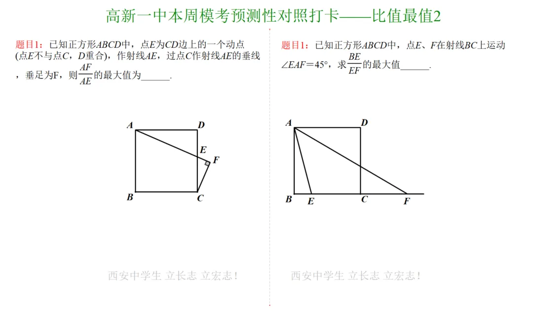 2026届陕西中考高新一中组织的【压轴预报】 第3张