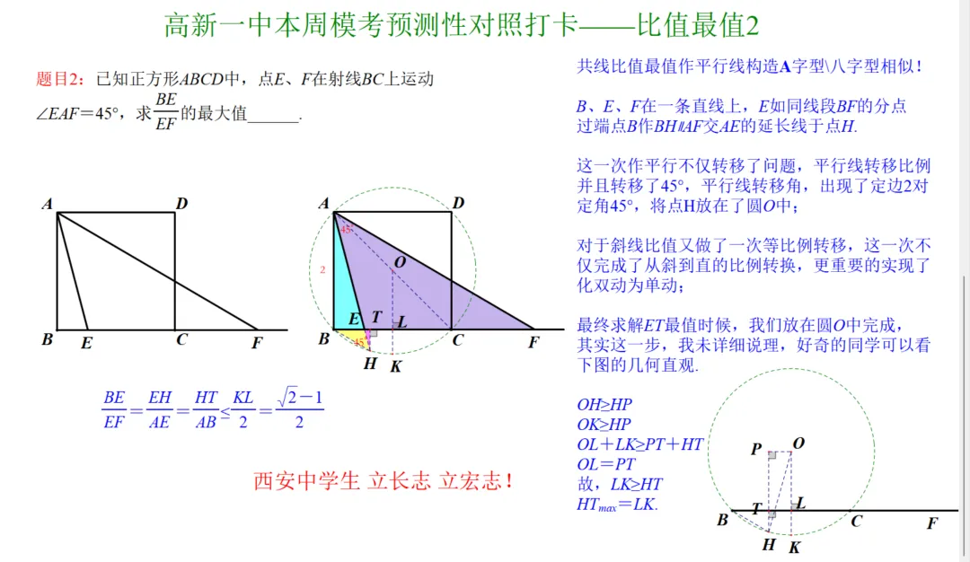 2026届陕西中考高新一中组织的【压轴预报】 第6张