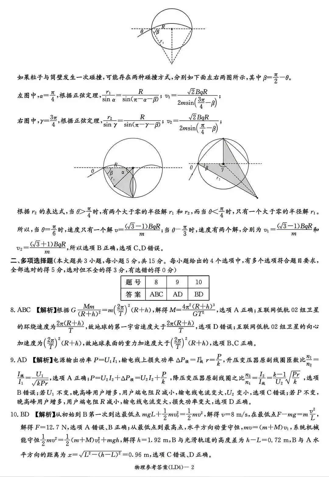 湖南省炎德英才2026届高三年级高考仿真模拟考试暨衡阳、娄底、郴州高三第二次联考(衡阳郴州娄底二模)物理 第10张