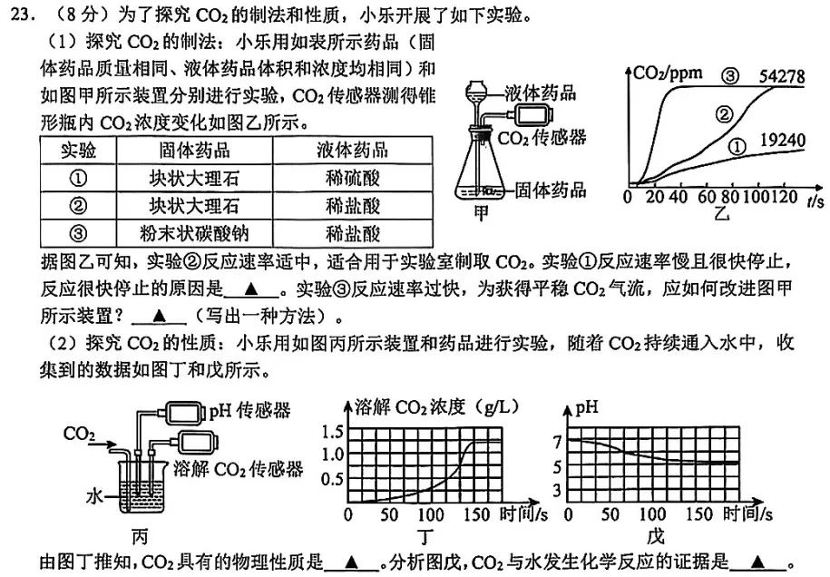 2026年拱墅区中考一模科学卷试卷分析 第11张