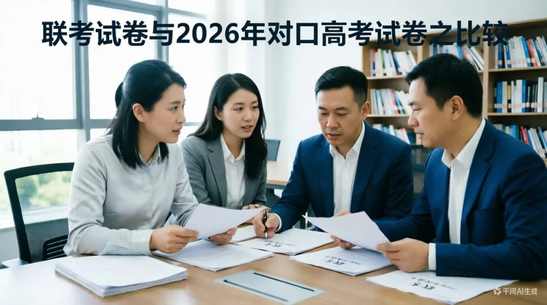 联考试卷与2026年对口高考试卷之比较 第2张