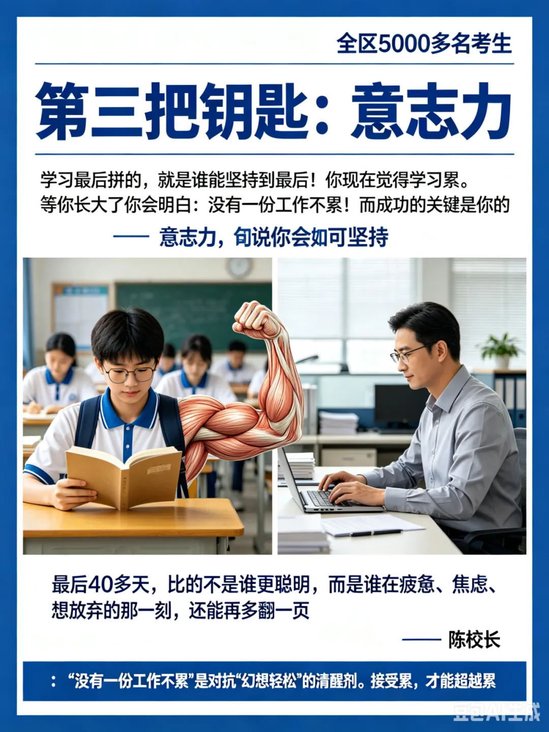 全环境立德树人 战斗吧,少年——距离中考不足50天,一场为心灵注入力量的大会 第20张