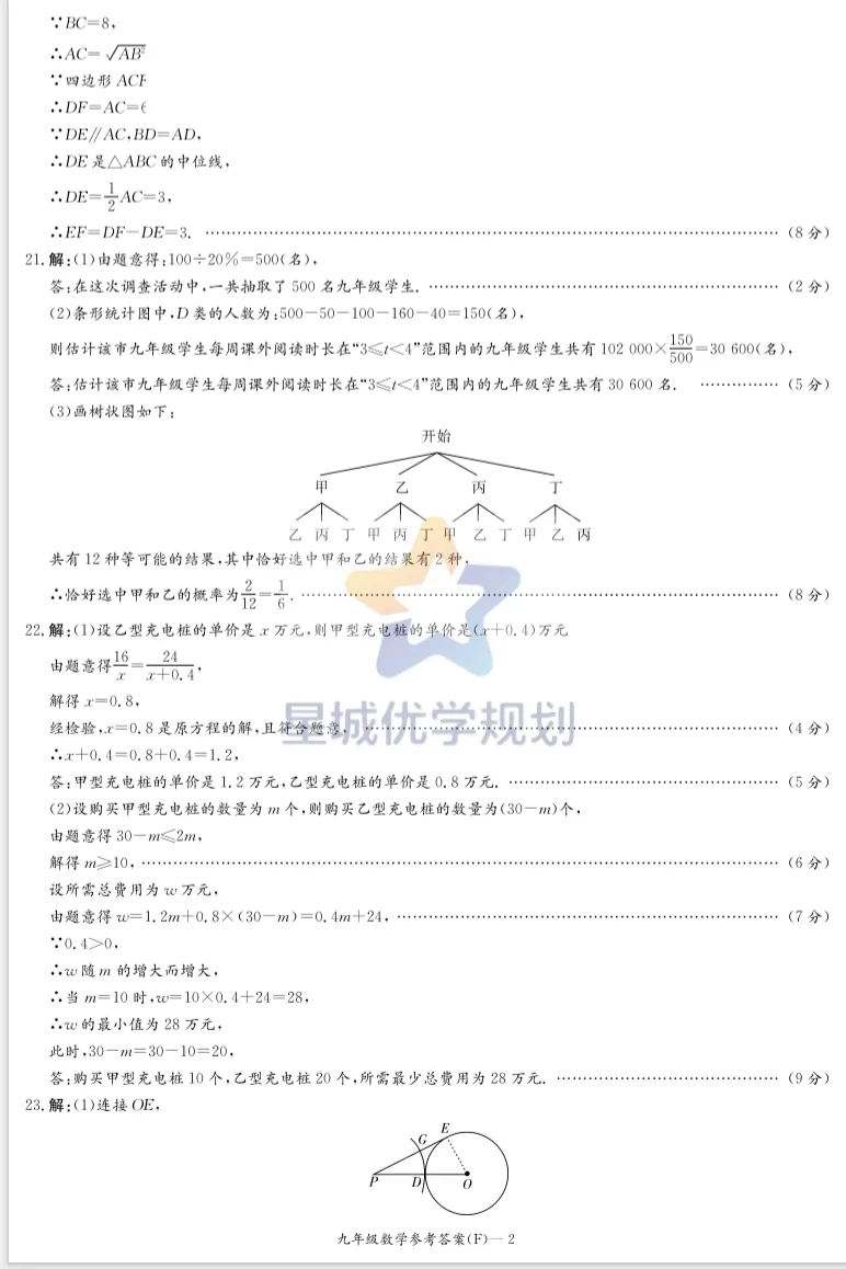 附中集团期中考试卷 第41张