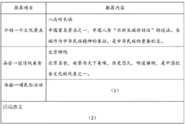 2019年北京市中考道德与法治真题及答案 第9张