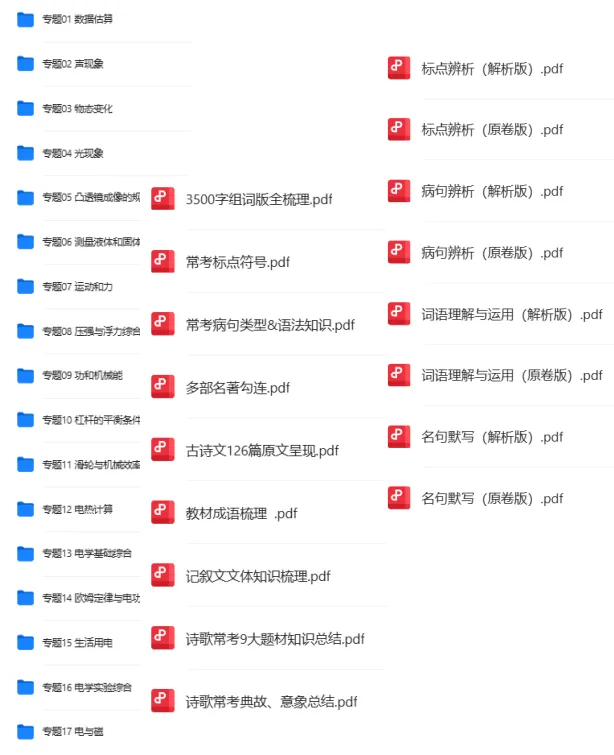 【资料】26年一模真题+专题练习,不可错过的抢分利器! 第9张