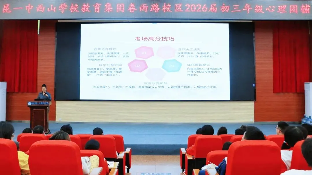 【集团赋能】凝心聚力备中考 心理赋能赢未来——昆一中西山学校教育集团春雨路校区举行2026届初三年级心理团辅活动 第45张