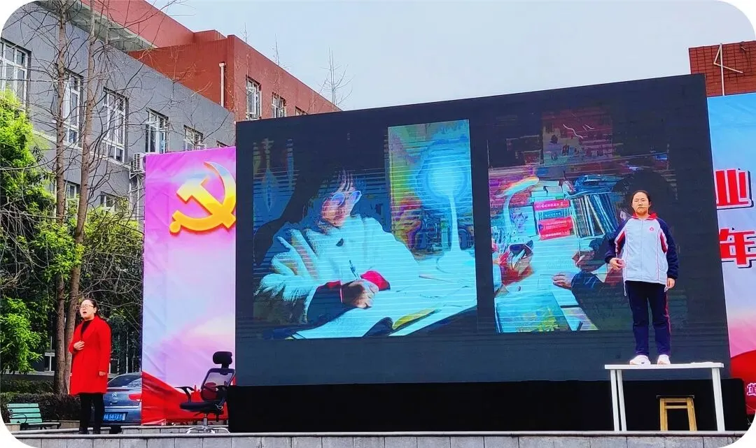 不忘初心,锐意进取,全力以赴,圆梦中考 ——初2018级中考百日誓师大会 第11张