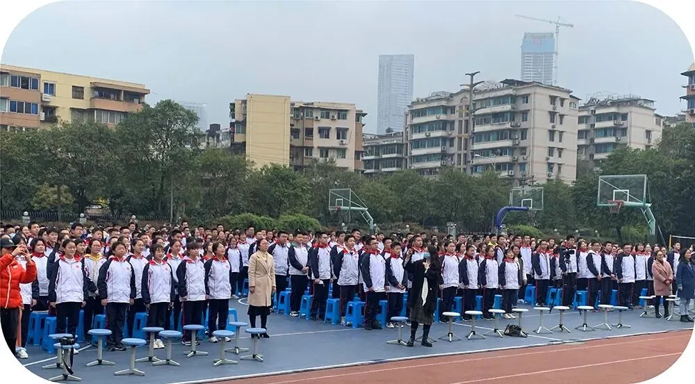 不忘初心,锐意进取,全力以赴,圆梦中考 ——初2018级中考百日誓师大会 第37张