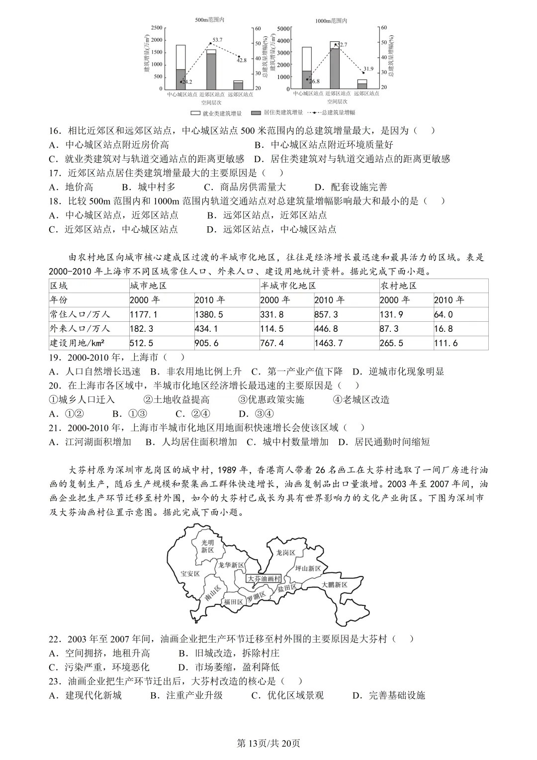 【试卷分享】湖丽衢高三·二模【地理·含答案与解析及扩展题】 第16张