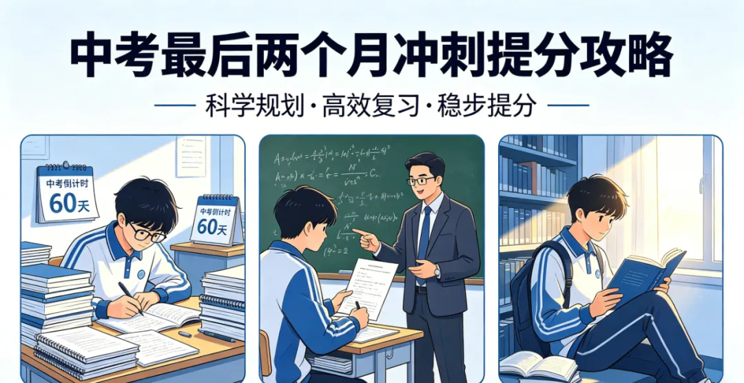 中考最后2个月冲刺:抓准核心,多拿30+不是梦! 第1张