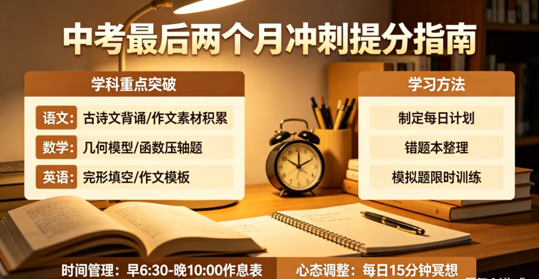 中考最后2个月冲刺:抓准核心,多拿30+不是梦! 第3张