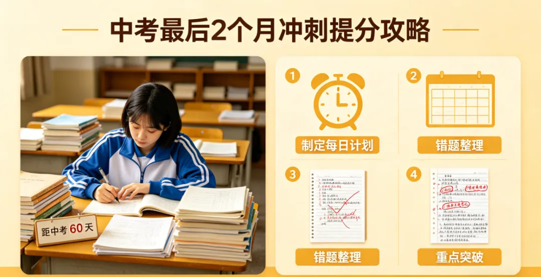 中考最后2个月冲刺:抓准核心,多拿30+不是梦! 第5张