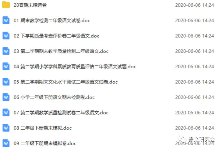 统编版语文1-6年级下册期末真题冲刺卷120套(含答案及打印版) 第6张