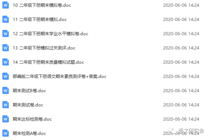 统编版语文1-6年级下册期末真题冲刺卷120套(含答案及打印版) 第7张