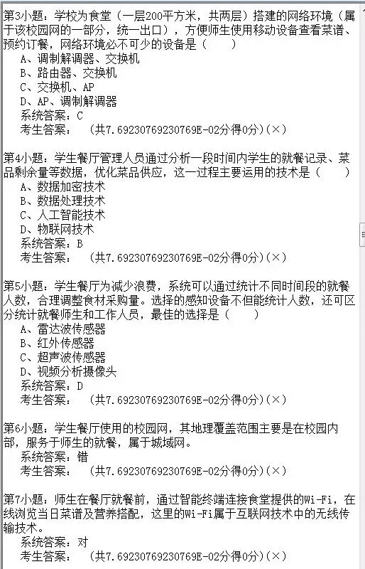 2026年陕西省初中信息科技学业考试题库模拟真题(十) 第11张