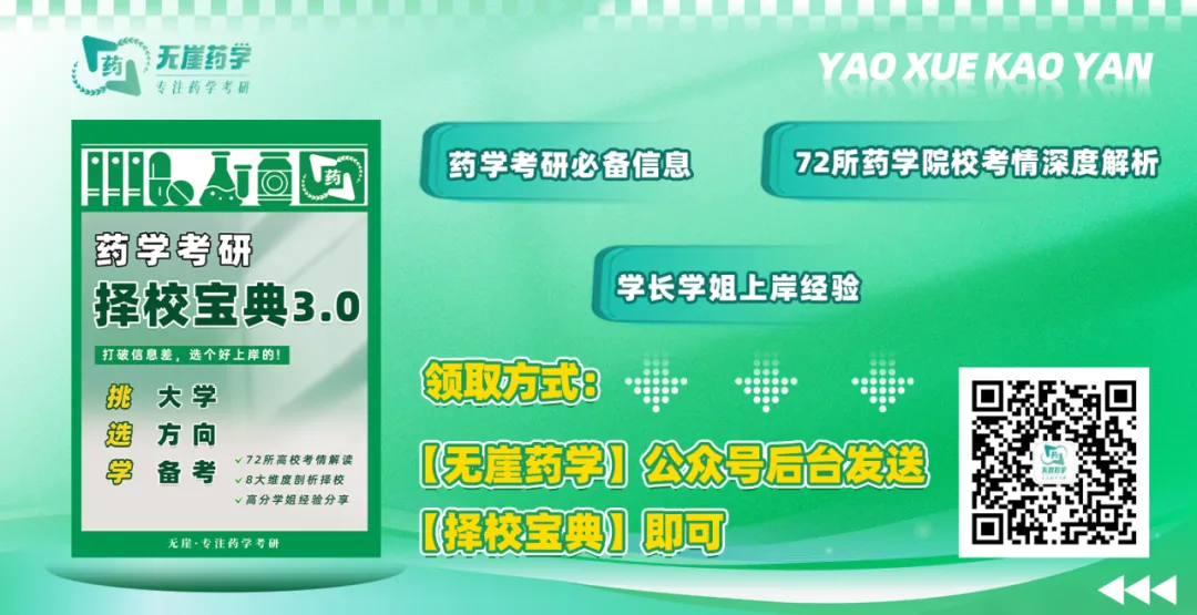 免费领!药学考研热门院校真题分享! 第2张
