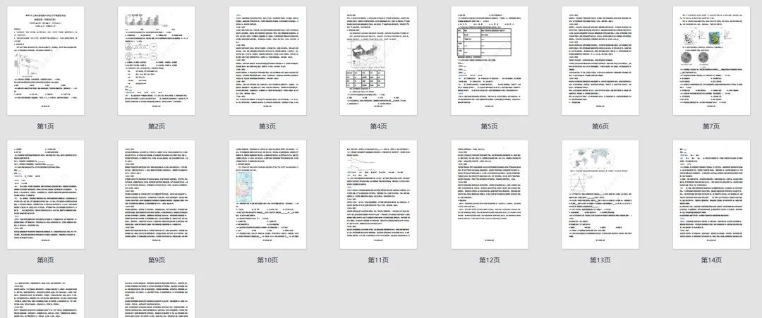 高考真题 | 【地理】2017-2025年上海等级考历年真题试卷(含详解) 第8张