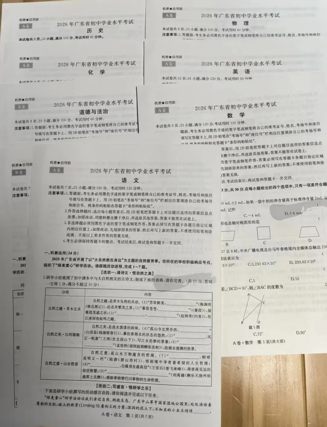 中考冲刺 || 2026年佛山中考预测卷速速备上! 第5张