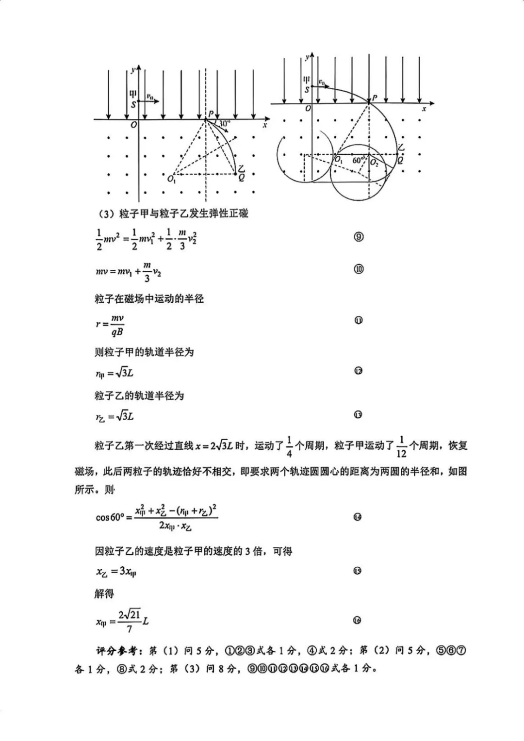 2026高三年级四调物理考点+试卷+答案 第12张
