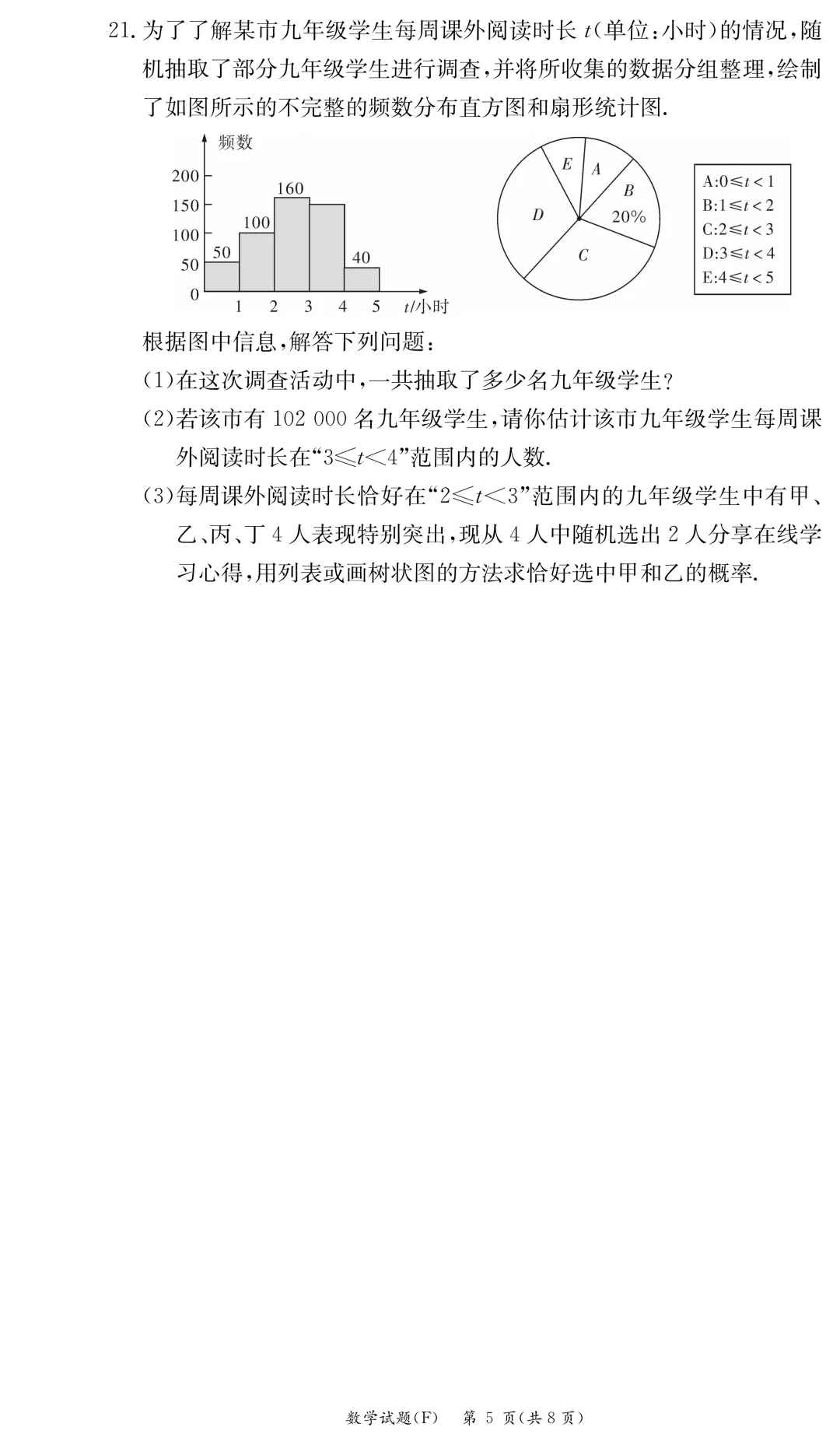 刚考完!最新四大名校集团初中期中真题来了,超全! 第4张