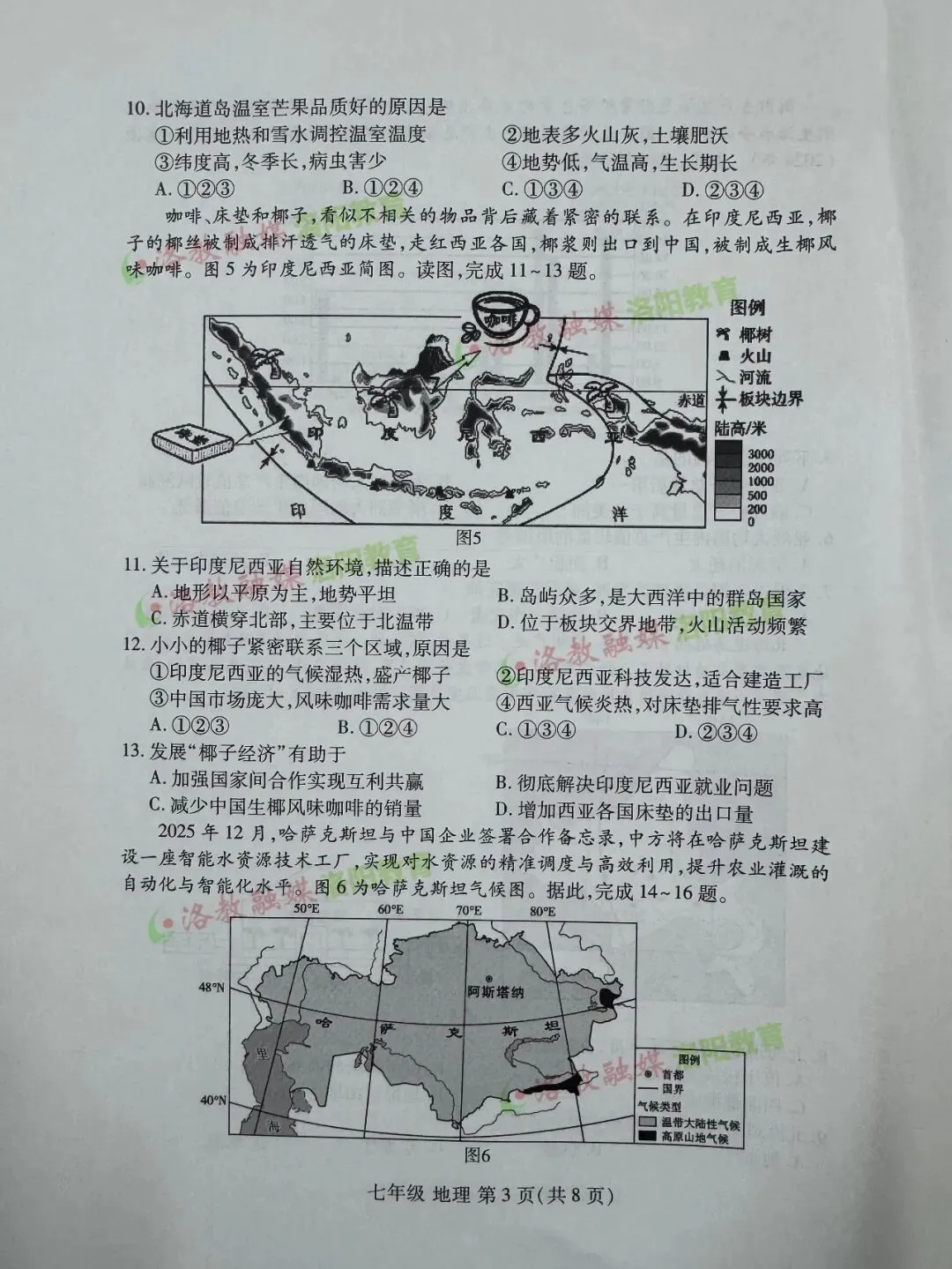 洛阳期中试卷出炉! 第19张