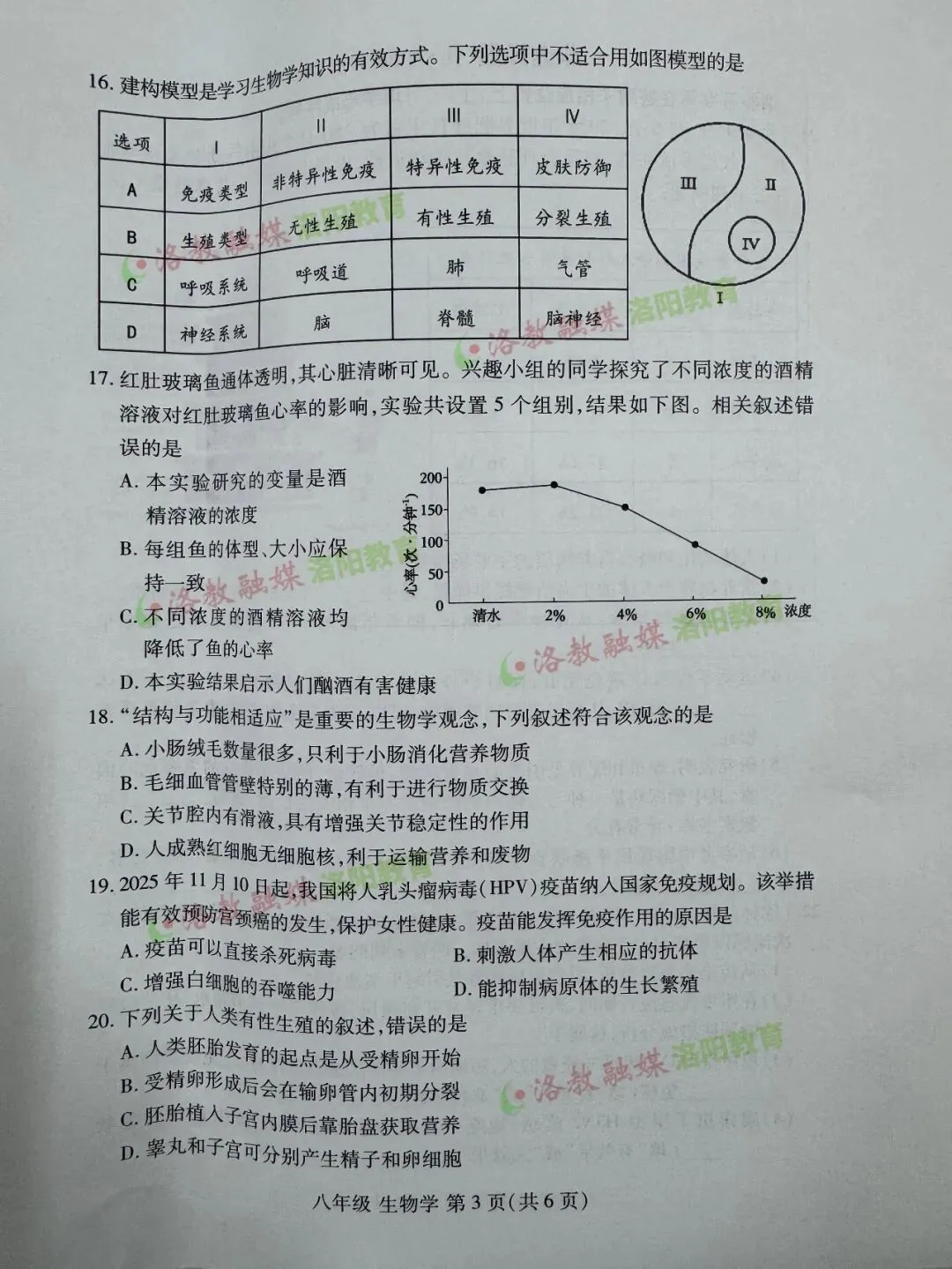洛阳期中试卷出炉! 第53张