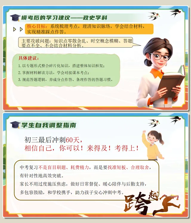 精美!初三下学期一模家长会,中考一模家长会,附下载地址 第17张