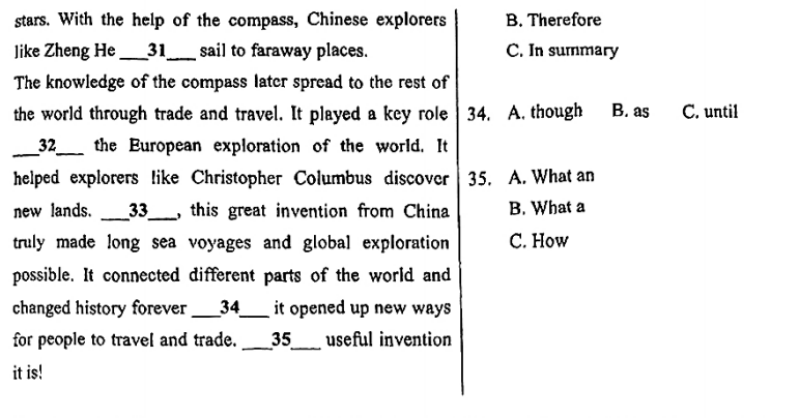 上海中考英语新旧题型对比——语法篇 第4张