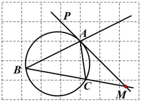 【25中考03】2025年天津市中考数学第18题,网格作图&弦切角的性质与延伸 第15张