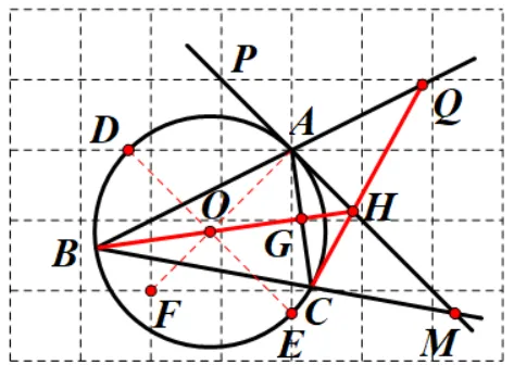 【25中考03】2025年天津市中考数学第18题,网格作图&弦切角的性质与延伸 第17张