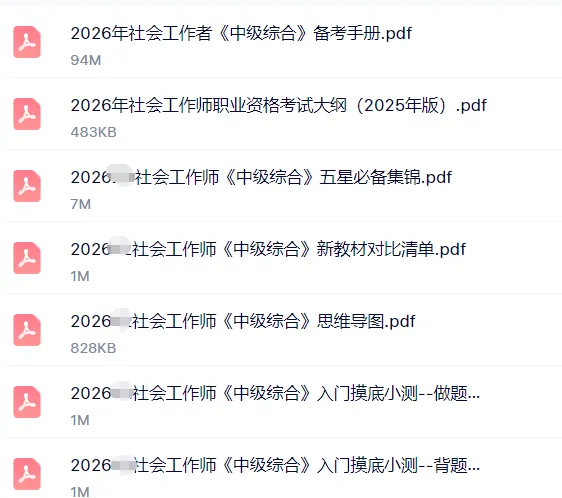 社会工作综合能力中级重点笔记资料+历年真题章节题库软件+网课视频及押题卷 第10张