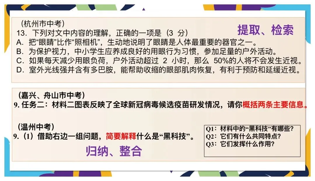中考非连续性文本阅读这样讲太赞了! 第4张