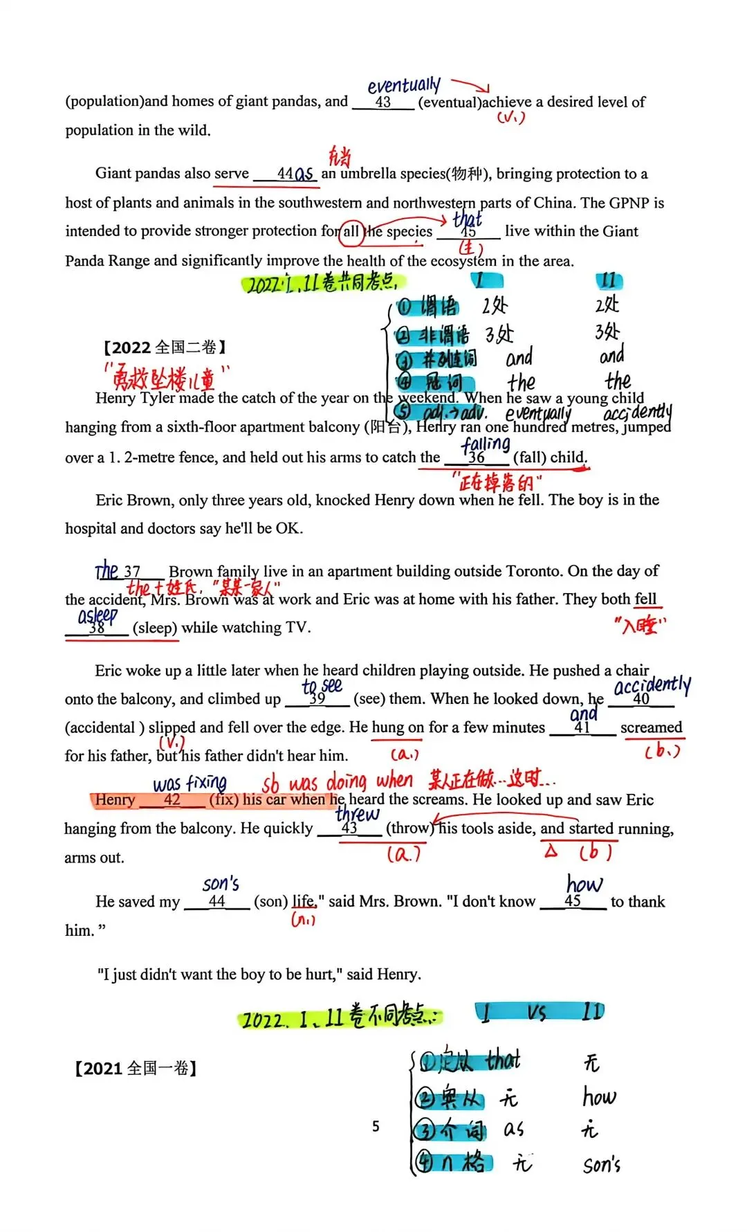 2021-2025高考英语真题之＂语法填空＂-快速涨分系列(一) 第6张