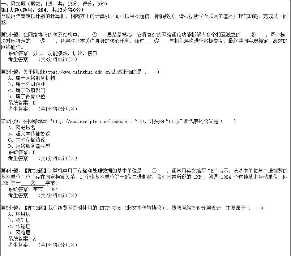 2026年陕西省初中信息科技学业考试题库模拟真题(十一) 第5张