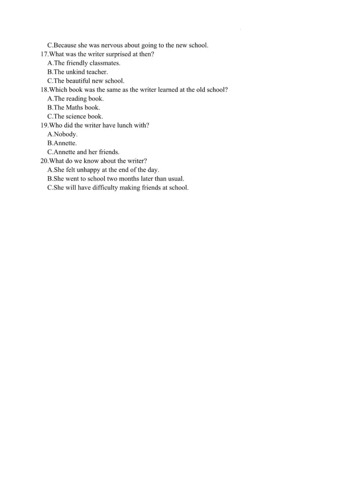 2026年江苏省中考初中英语人机对话听力模拟训练(附音频+答案) 第6张