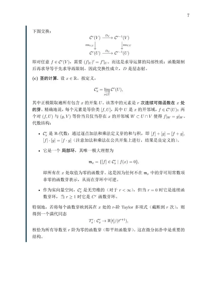 中考代数与几何每日一题2.Zariski拓扑与层 第7张