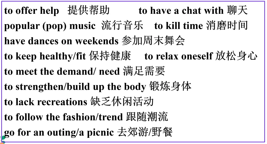 中考英语写作指导之——课余生活 第3张