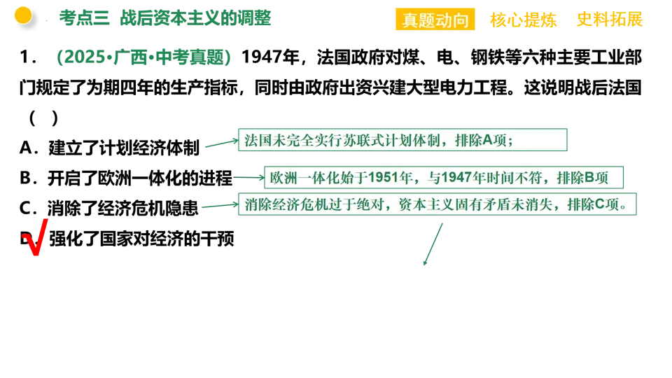 【中考复习】|专题11:资本主义的发展史 第28张