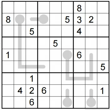 数独竞赛真题-温度计数独:2026年GP竞赛第四轮第14题(分值75) 第1张