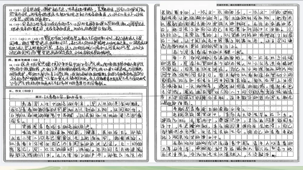 2026年初中学业水平考试第一次模拟语文试卷分析 第86张