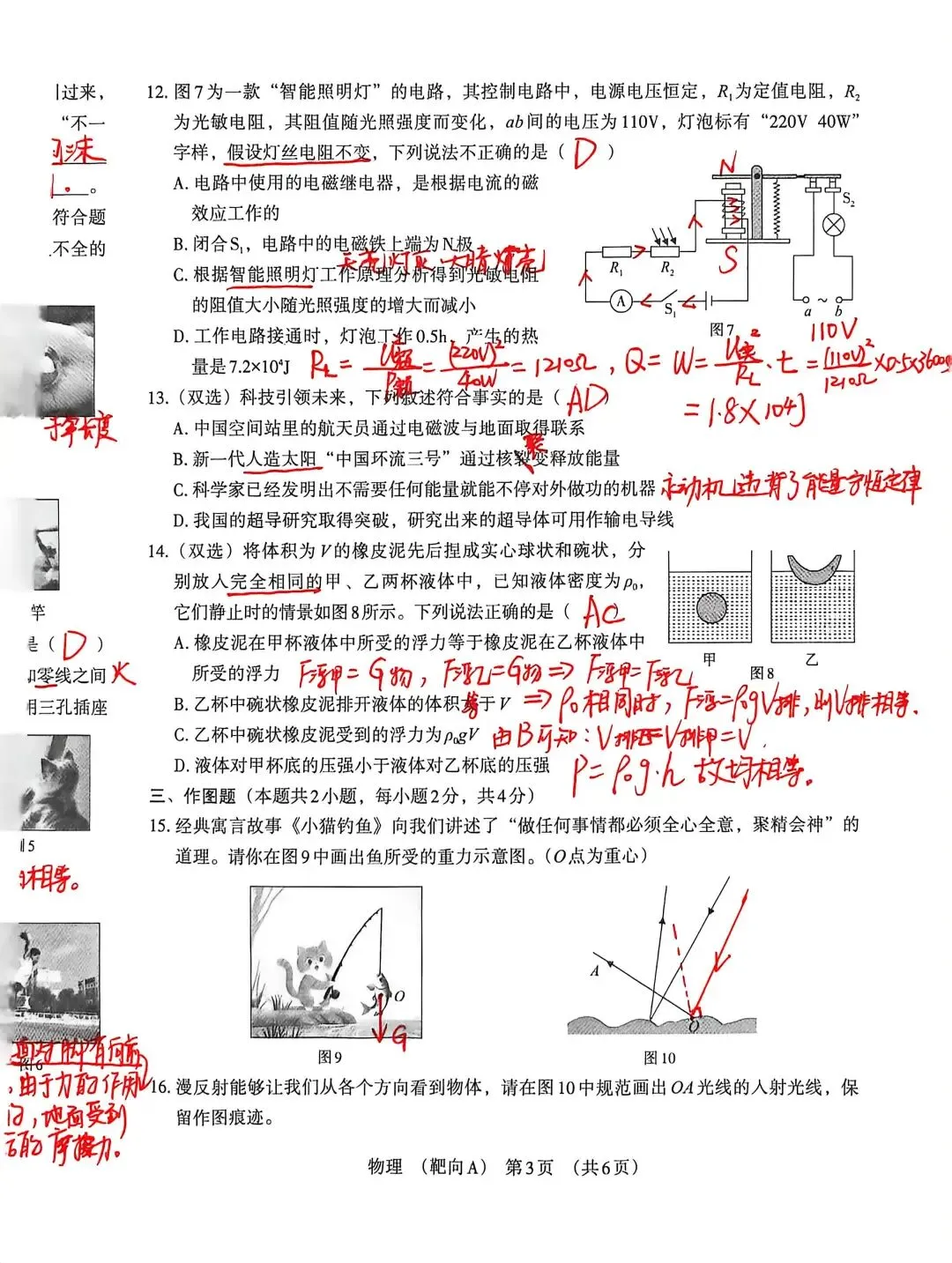 2026初中学业水平物理模拟(靶向A)试卷分析 第3张