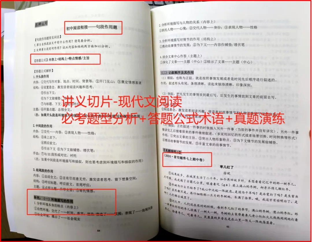 【新初一暑秋】中考领跑:诗文赏析,名著逐浪,读写一体,摸透一张卷 第25张