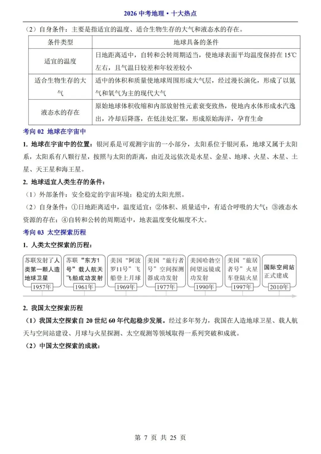 2026中考地理十大热点知识点汇总 第8张
