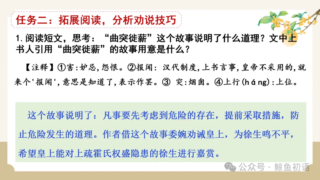 2026中考|专项复习(七)文言文分主题整合复习五|劝说篇 |三轮复习 第22张
