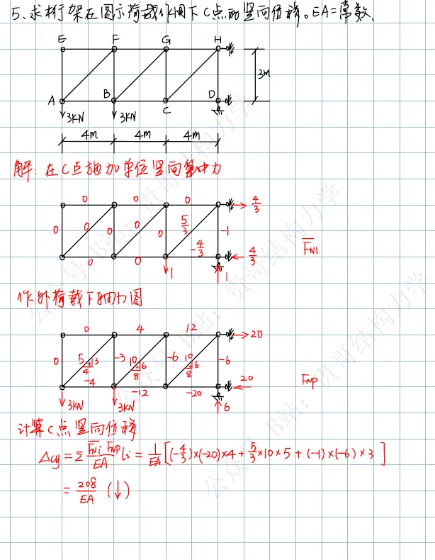 湖北工业大学2026年结构力学考研真题及答案 第5张