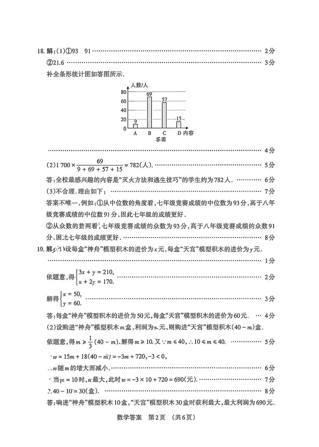 2026年山西中考模拟考试数学电子版 第11张