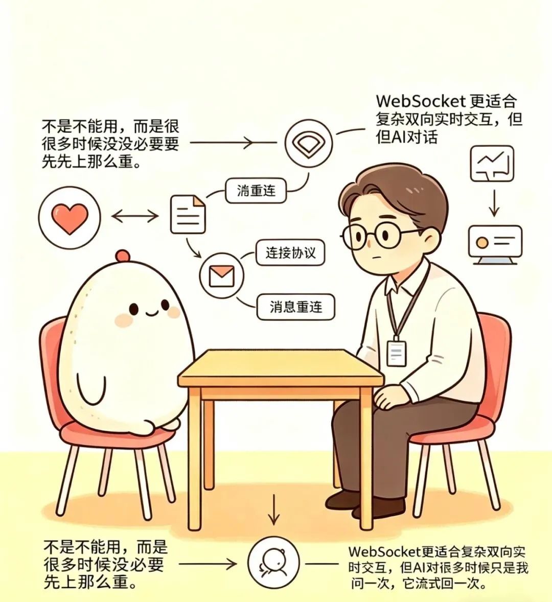 #每天一道AI面试题 | 字节前端面试真题《为什么你的AI对话项目选择用SSE?》 第7张