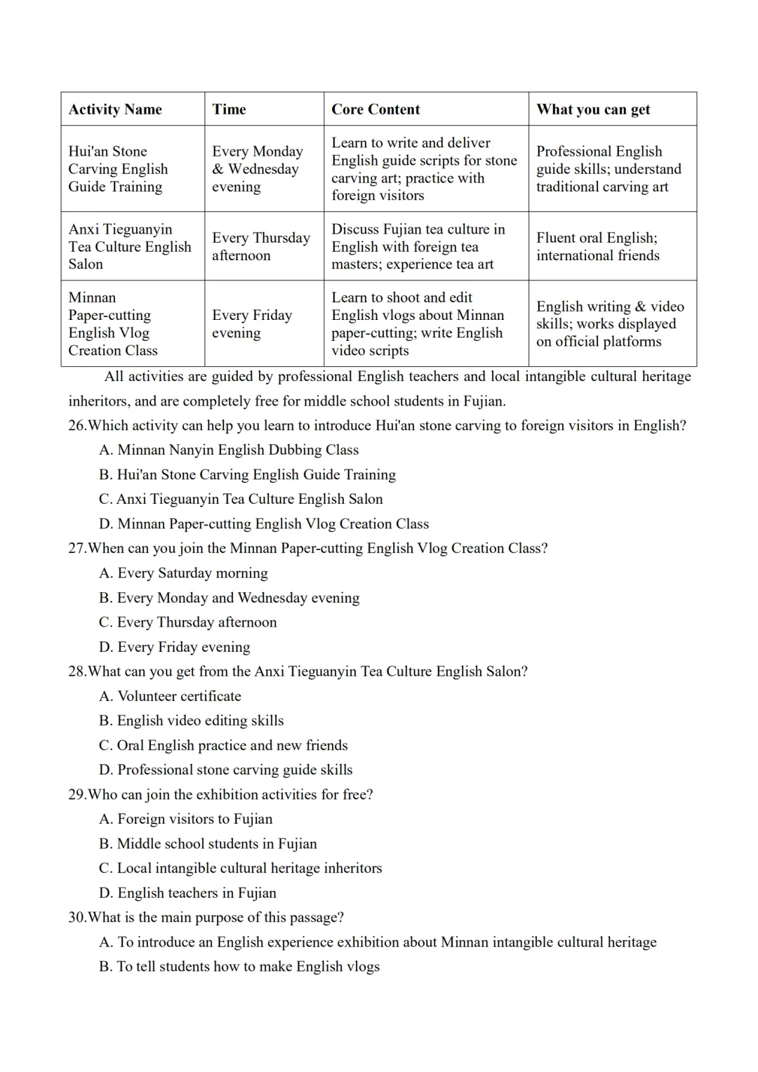 2026八年级下册英语期中真题重组卷(仁爱科普版·含解析),考前实战,冲刺高分! 第6张