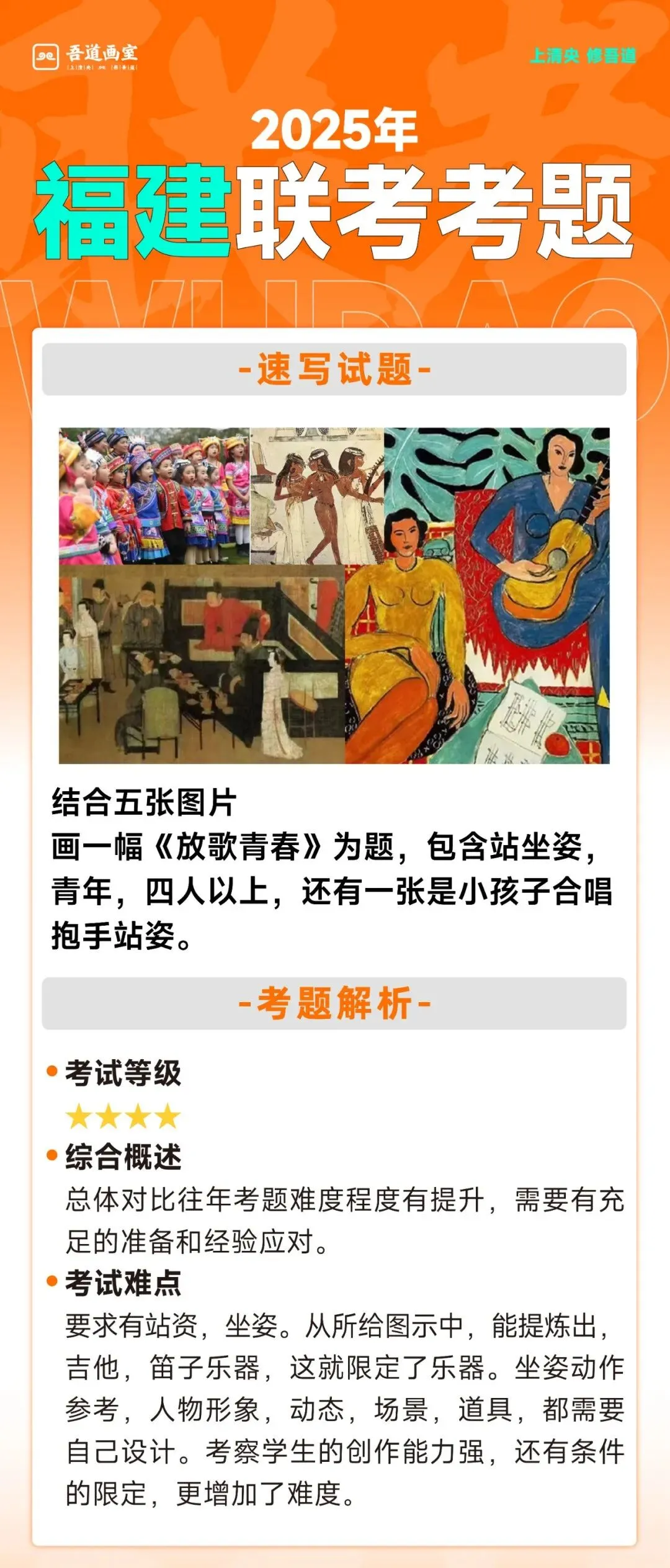 2025届各省美术统考真题 & 范画全汇总 第15张